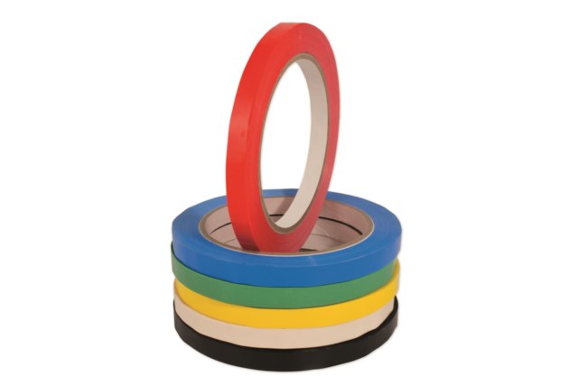 Påsförslutningstejp 242 9mm x 66m röd - 9mmx66m - 1