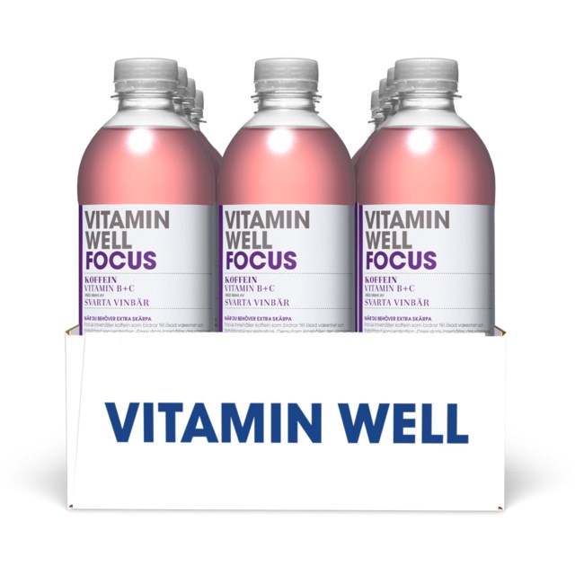 Dryck Vitamin Well Focus - 500ml - 1