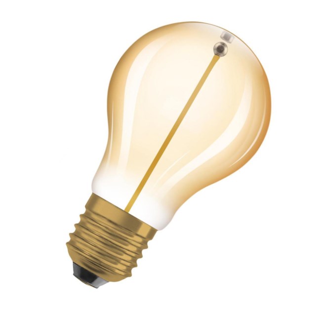 LED-lampa Osram Vintage 1906 E27 1.8W 80lm, 2700K, guld - E27 - 1