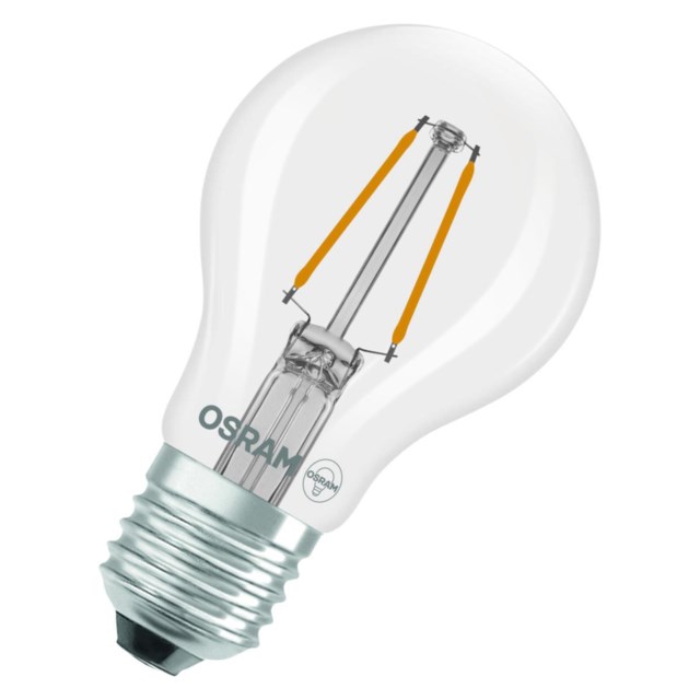LED-lampa Osram Filament E27 1W, 136lm, 2700K, klar - 1