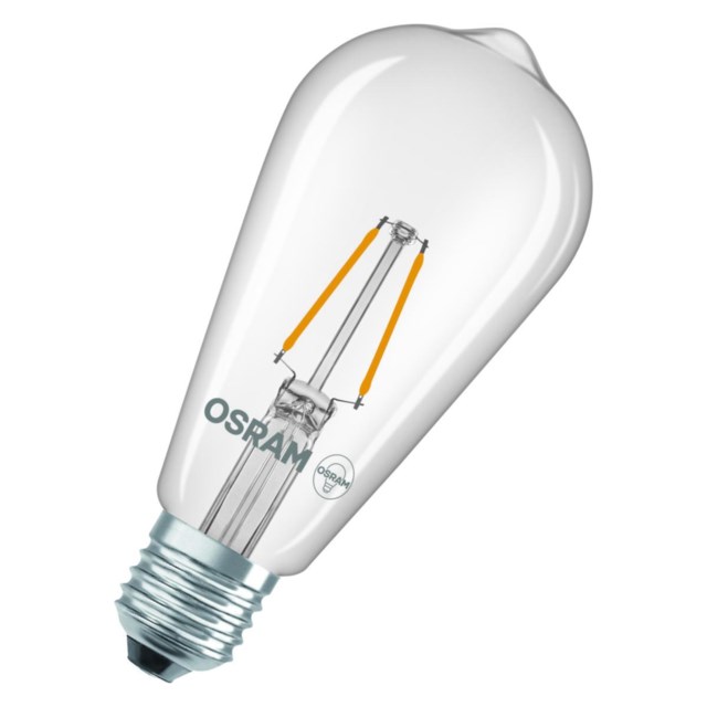 LED-lampa Osram Edison E27 1.8W, 250lm, 2700K, klar - 1