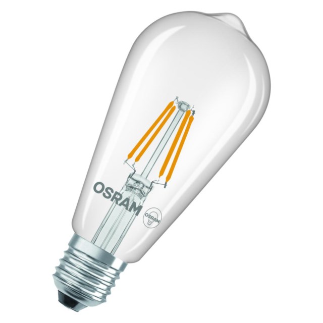 LED-lampa Osram Edison E27 3.4W 470lm, 2700K, klar - 1