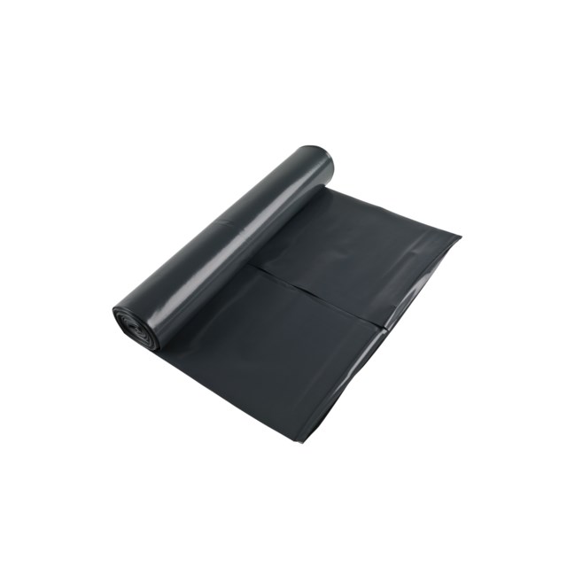 Sopsäck återv. PE svart 0,04 125L 10/rl - 125L - 1