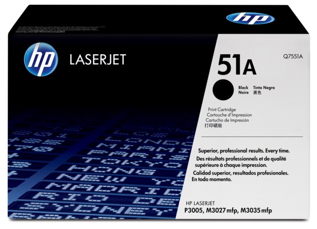 Lasertoner HP Q7551A 51A svart - 1