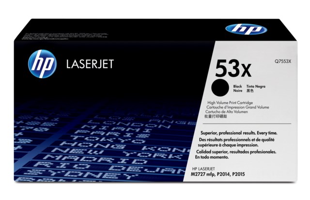 Lasertoner HP Q7553X 53X svart - 1