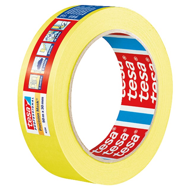 Maskeringstejp Tesa Precision 4334 50mx30mm - 30mmx50m - 1