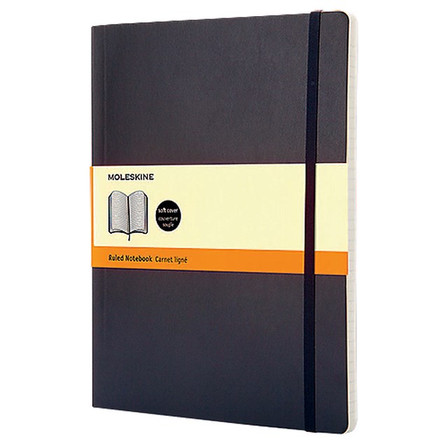 Anteckningsbok Moleskine Soft Large linjerad svart - 1