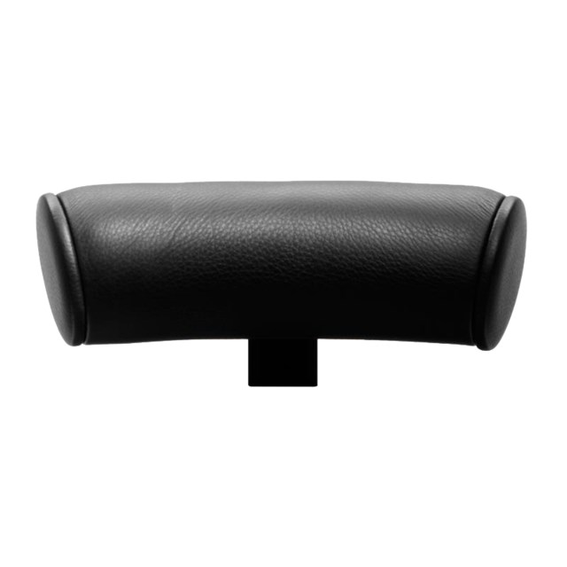 Nackstöd till Höganäs+ svart läder +4 cm - 1