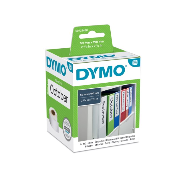 Etikett Dymo Label 190X59 - 190x59mm - 1