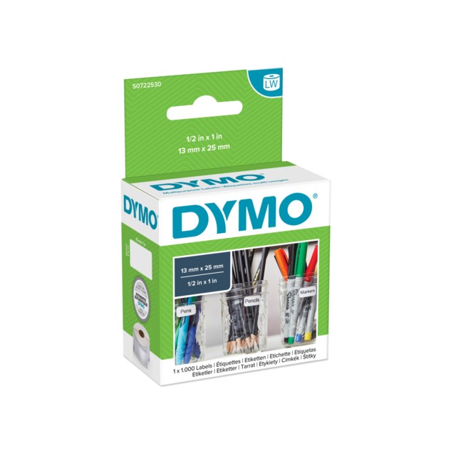 Etikett Dymo Label 12X24 - 12x24mm - 1