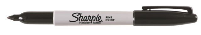 Märkpenna Sharpie Fine svart - 1