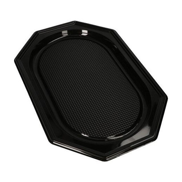 Serveringsfat, PET 45x30cm svart, 10st/fp - 450x300mm - 1