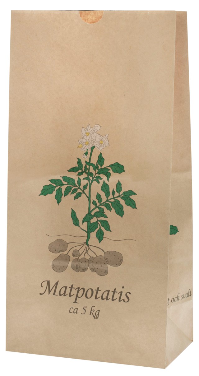 Potatispåse 5 kg 215x125x430 200/fp - 215x125x430mm - 1