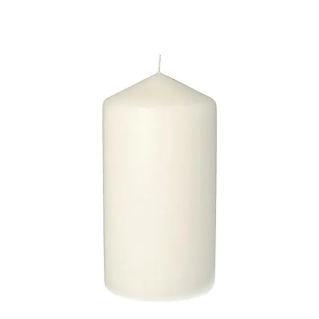 Blockljus Ø 80x150mm vit - Ø80x150mm - 1