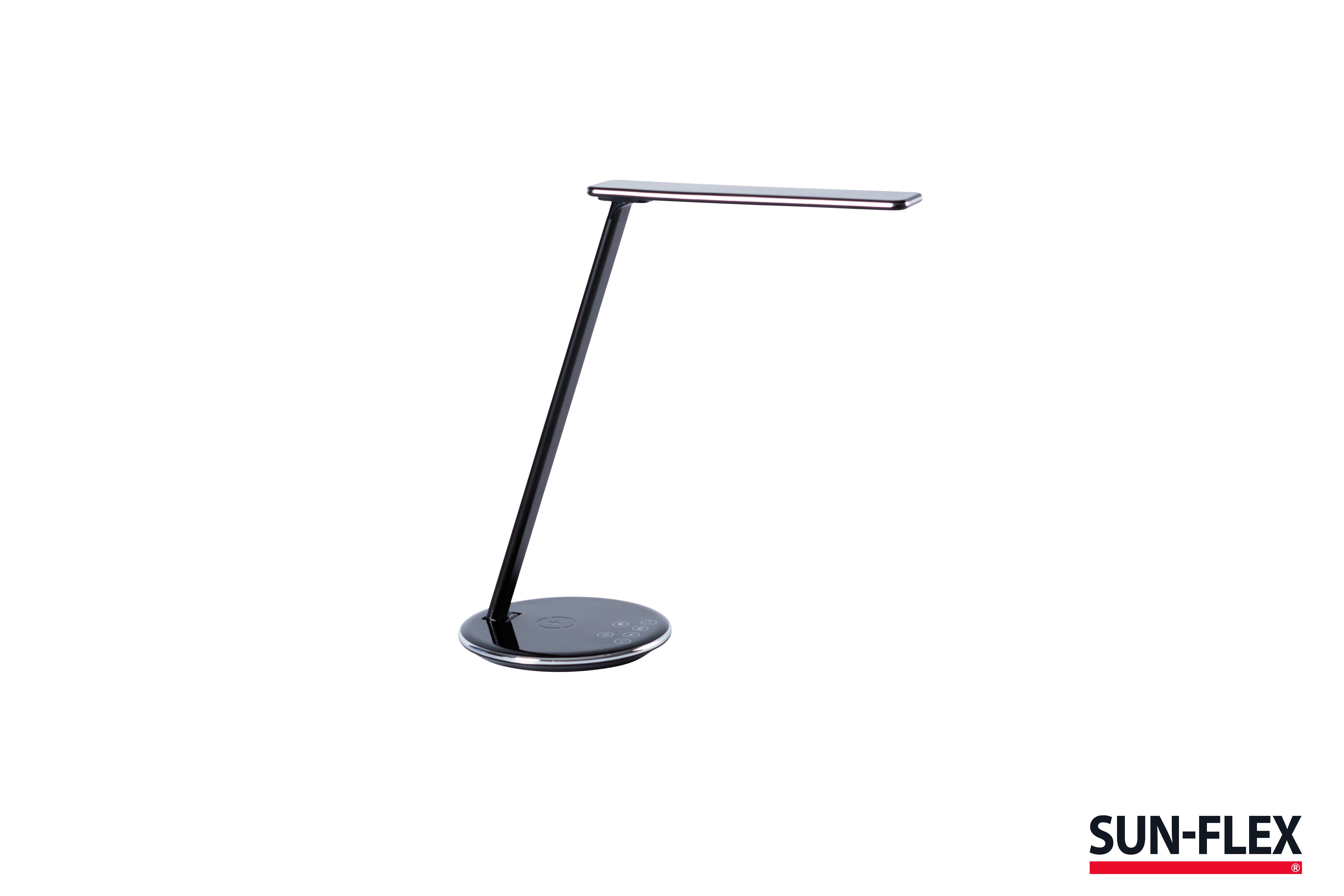 Skrivbordslampa Sun-Flex Qlite med QI-laddare, svart - Elektronik & IT - Belysning & El - Skrivbordslampor