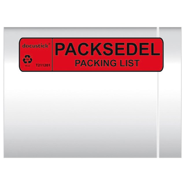Packsedelskuvert C4 med tryck 500st/fp - A5 - 1