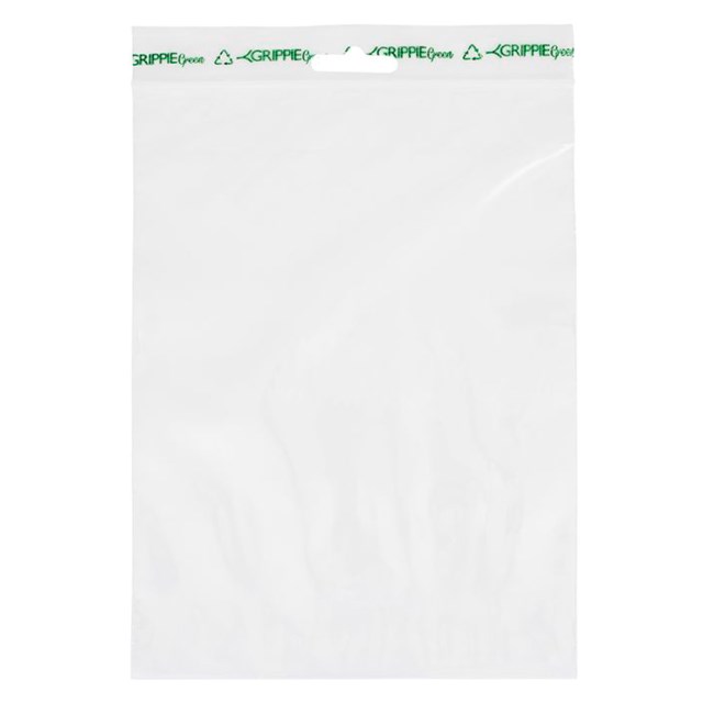 Blixtlåspåsar Grippie Green 11-04, 60x80mm, 1000 st - 60x80mm - 1