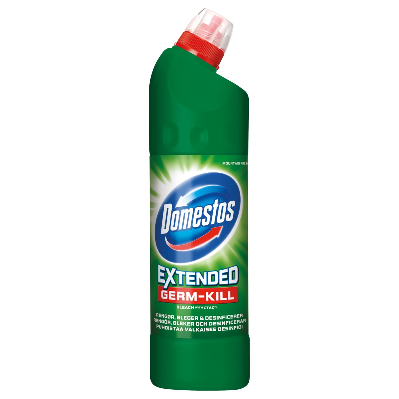 WC-rengöring Domestos Mountain Fresh, desinficerande, 750 ml | Kontorab.se