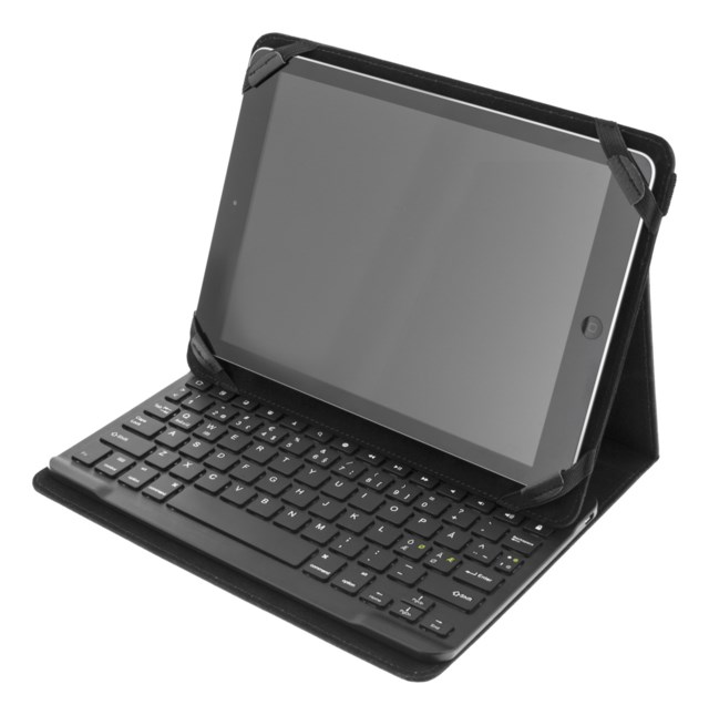 Fodral Och Bluetooth Tangentbord För 10" Surfplattor Svart - 1