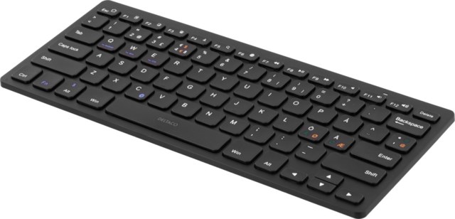 Trådlöst Mini Tangentbord Med Dämpade Knappar Svart - 1