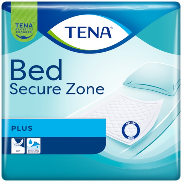 Sängskydd TENA Bed Secure Zone Plus 90x80 cm - 20-P - 1