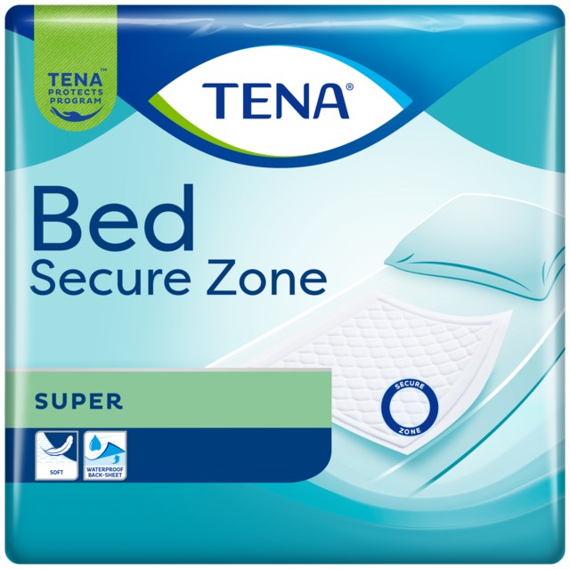 Sängskydd TENA Bed Secure Zone Super 60x90 cm - 26-P - 1