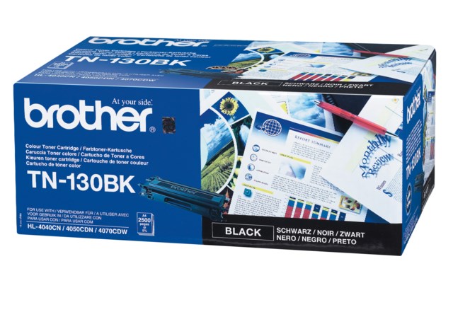 Lasertoner Brother TN-130BK svart - 1