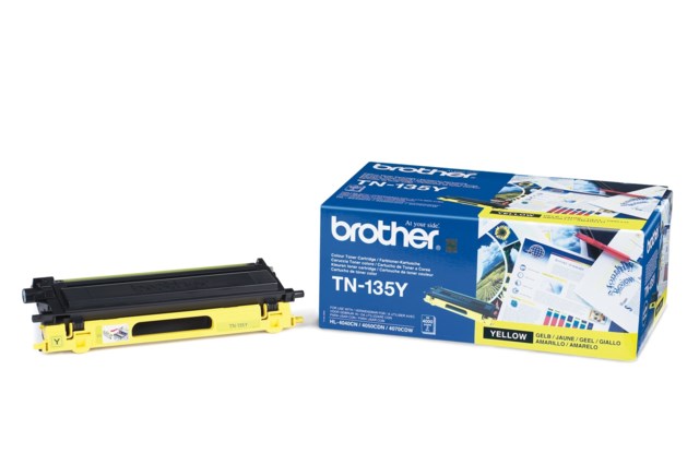 Lasertoner Brother TN-135Y gul - 1