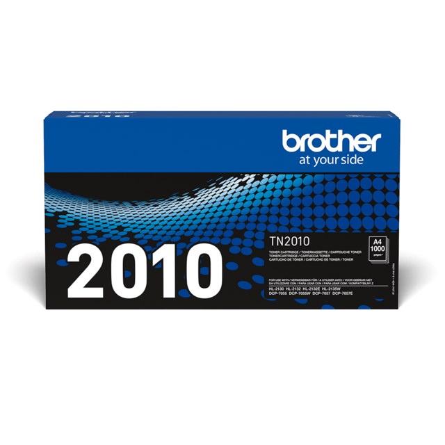 Lasertoner Brother TN-2010 svart - 1