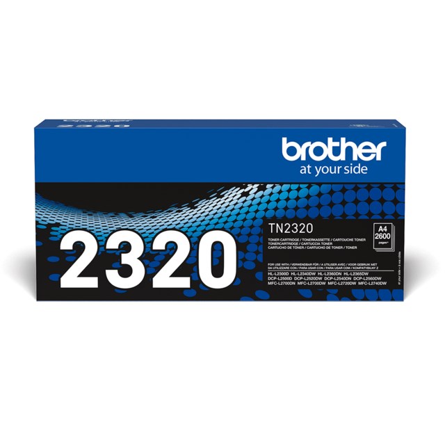 Lasertoner Brother TN-2320 svart - 1