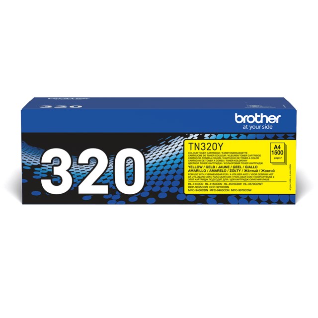 Lasertoner Brother TN-328Y gul - 1