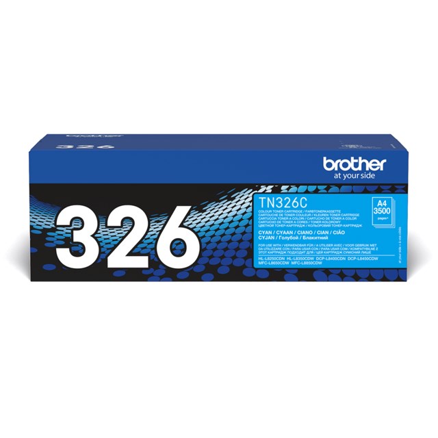 Lasertoner Brother TN-326C cyan - 1