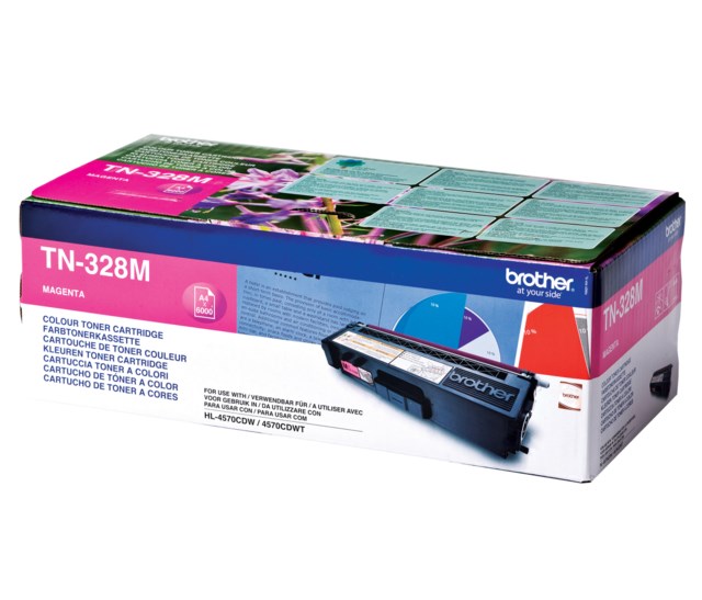 Lasertoner Brother TN-328M magenta - 1
