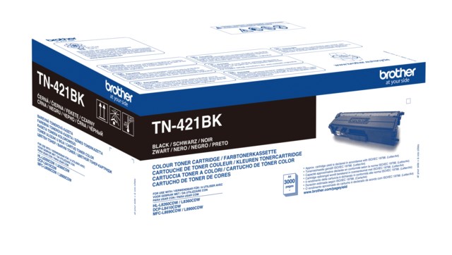 Lasertoner Brother TN-421BK svart - 1
