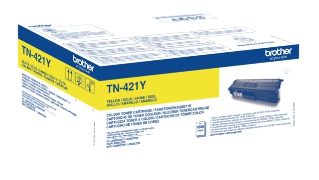 Lasertoner Brother TN-421Y gul - 1