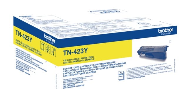 Lasertoner Brother TN-423Y Gul - 1