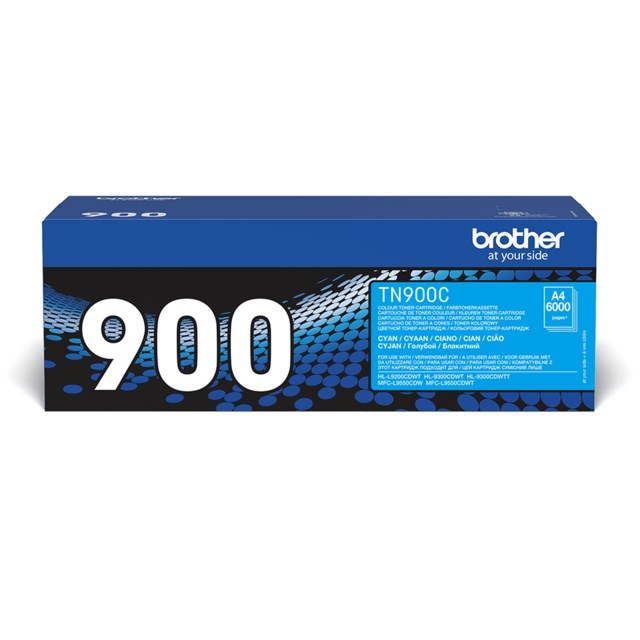 Lasertoner Brother TN-900C cyan - 1