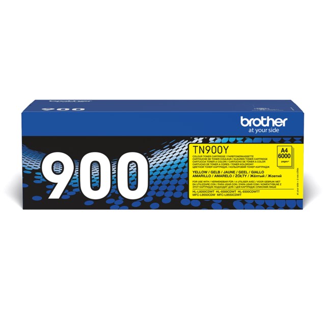 Lasertoner Brother TN-900Y gul - 1