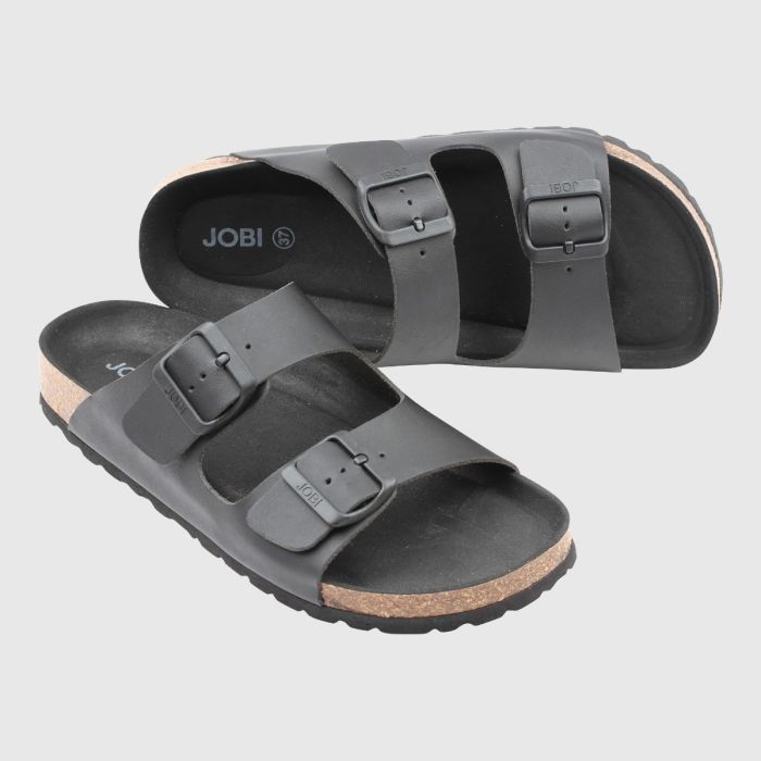 Arbetssandal JOBI Bilbao, bred läst, svart - Kläder, Skydd & Vård - Arbetsskor - Sandaler & Tofflor