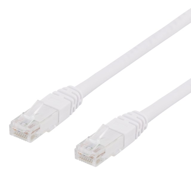U/UTP Cat6 Patchkabel LSZH, 20m Vit - 1