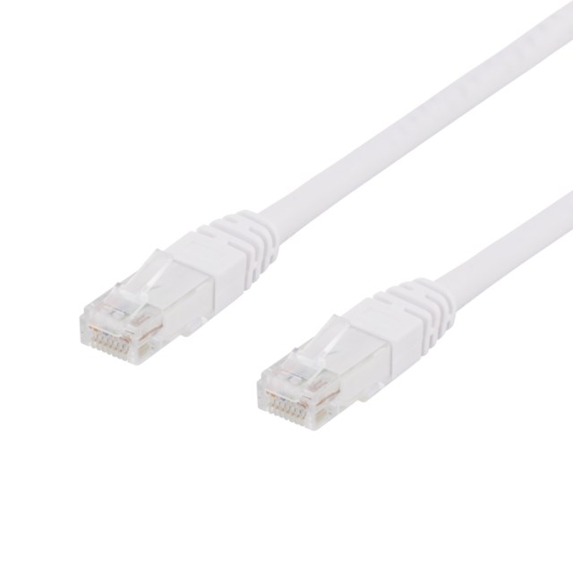 U/UTP Cat6 Patchkabel 30m 250MHz Deltacertifierad LSZH Vit - 1