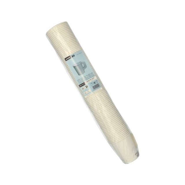 Pappersbägare med öra 18 cl 80/fp - 18cl - 1