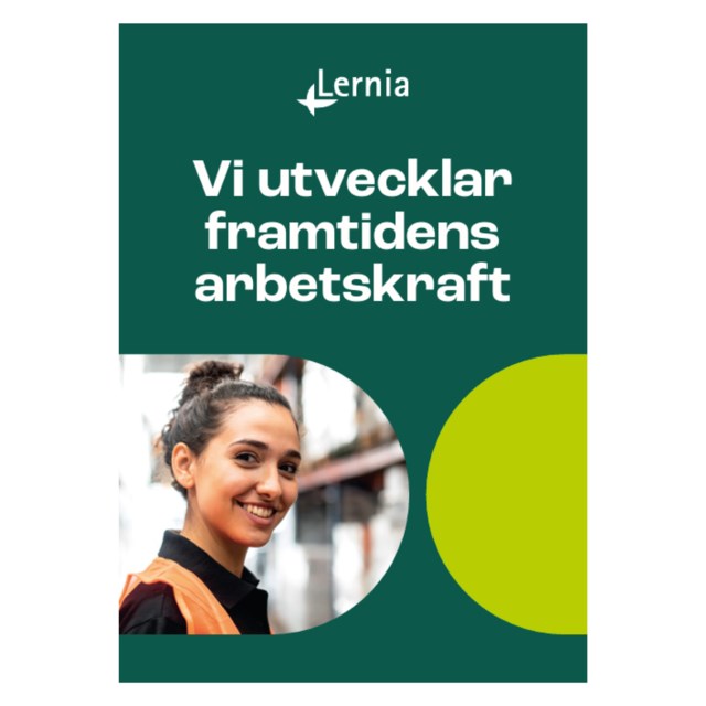 Lernia Poster Vi utvecklar framtidens arb. Kvinna 50x70cm - 1