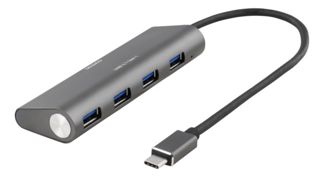 USB-C Hub Med 4x Portar USB-A 5 Gbps - 1