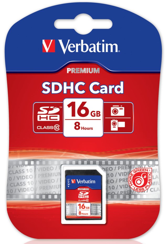 Minneskort Verbatim Premium SDHC 16 GB - 16GB - 1