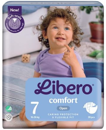 Blöja Libero Comfort 7 16-26kg 28/fp - Skola, Hem & Fritid - Barn & Baby - Blöjor