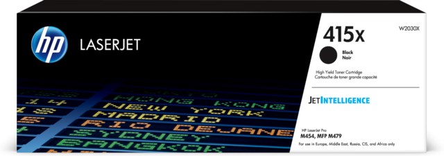 Lasertoner HP 415X cyan - 1