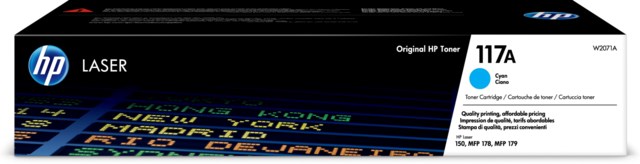 Lasertoner HP 117A cyan - 1
