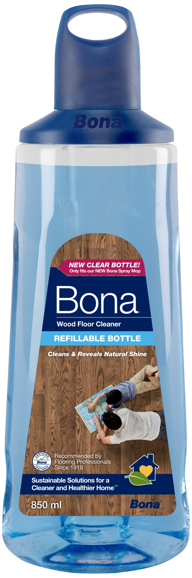 Golvrengöring Bona Spray Mop lackerade trägolv 0,85L NY - 850ml - 1