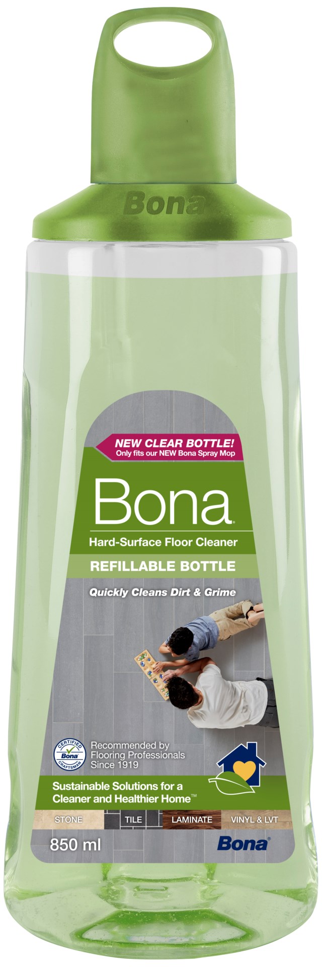 Golvrengöring Bona Spray Mop klinker & laminat 0,85L - 850ml - 1